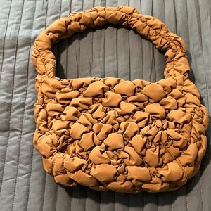 Aritzia Textured Tan Mini Bag